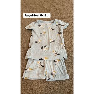 Angel Dear 6-12m bamboo PJ set